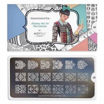 Nail Art Image Plate - Fashionista 08 (692104)