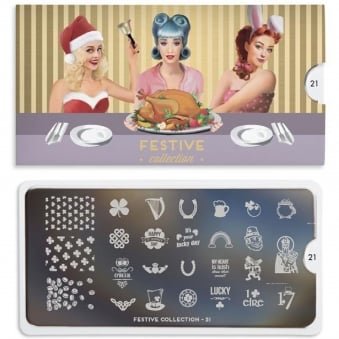 Nail Art Image Plate - Festive 21 (MPFES21)