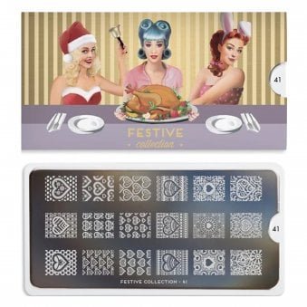 Nail Art Image Plate - Festive 41 (692155)
