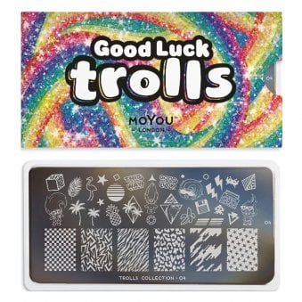 Nail Art Image Plate - Good Luck Trolls 04 (634907)
