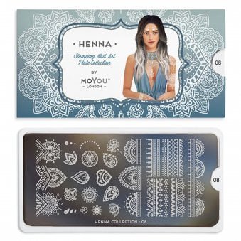 Nail Art Image Plate - Henna 08 (198187)