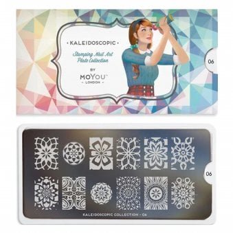 Nail Art Image Plate - Kaleidoscopic 06 (692343)