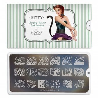 Nail Art Image Plate - Kitty 12 (692361)