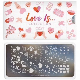 Nail Art Image Plate - Love Is... 01