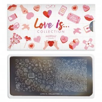 Nail Art Image Plate - Love Is... 11 (140615)