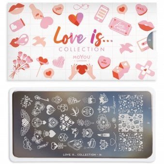 Nail Art Image Plate - Love Is... 16