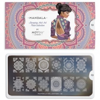Nail Art Image Plate - Mandala 10 (MPMAN10)