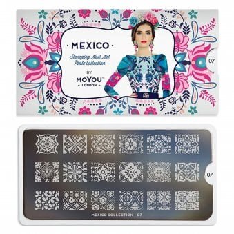 Nail Art Image Plate - Mexico 07 (692409)