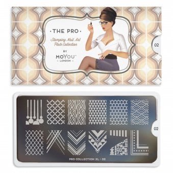 Nail Art Image Plate - Pro XL 02 (692512)