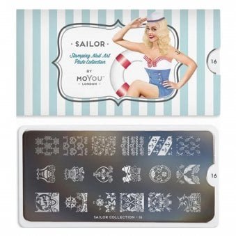 Nail Art Image Plate - Sailor 16 (692576)