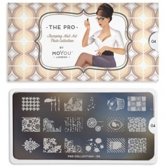 Nail Art Image Plate - The Pro 04 (MPPRO04)