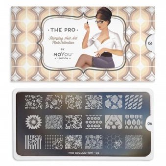 Nail Art Image Plate - The Pro 06 (692486)