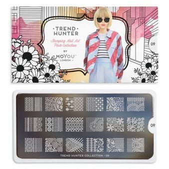 Nail Art Image Plate - Trend Hunter 01 (692691)