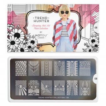 Nail Art Image Plate - Trend Hunter 08 (692698)