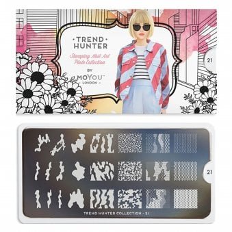Nail Art Image Plate - Trend Hunter 21 (692711)
