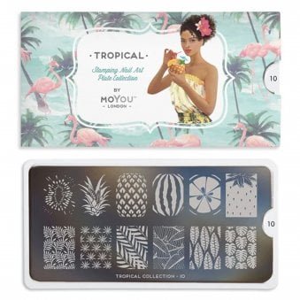 Nail Art Image Plate - Tropical 10 (692726)