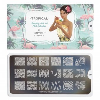 Nail Art Image Plate - Tropical 19 (692735)