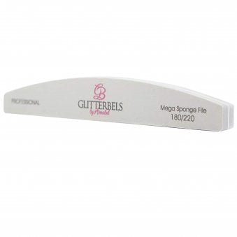 Nail Files & Manicure Accessories - Professional Mega Sponge File 180/220 Grit (FILE002)
