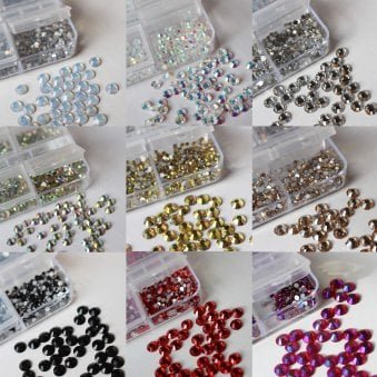 Nail Gems Mini Pack - Assorted Nail Crystals for Nail Art