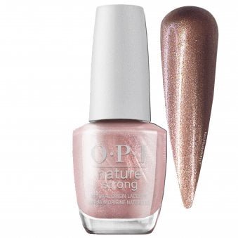 Plant Based Vegan Nail Polish - Intentions Are Rose Gold 15ml 15ml (NAT015)