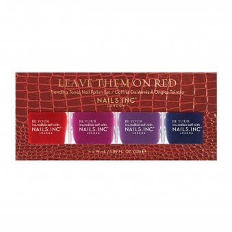 Nail Polish Set - Leave Them On Red (4 x 14ml)
