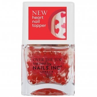 Nail Polish Topcoat - Heart Topper - Loving In London 14ml (12427)