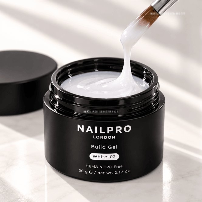 Nail Pro Builder Gel HEMA & TPO Free - White 02 - 60g