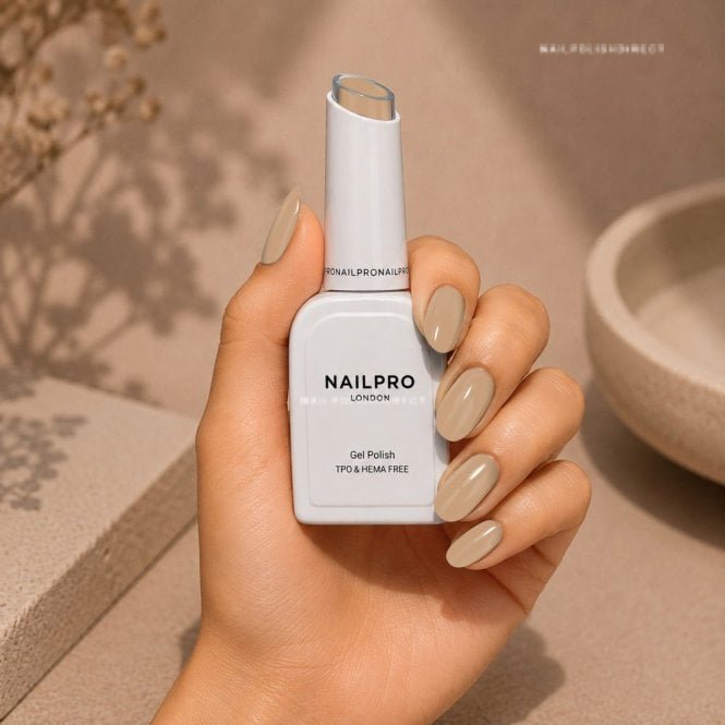 Nail Pro HEMA & TPO Free Gel Polish 23ml - Caramel Satin 242