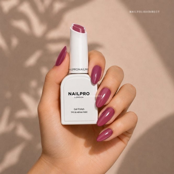 Nail Pro HEMA & TPO Free Gel Polish 23ml - Carmine Pulse 182