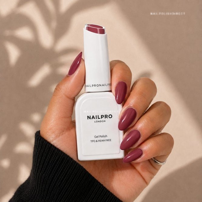 Nail Pro HEMA & TPO Free Gel Polish 23ml - Cherry Velvet 184