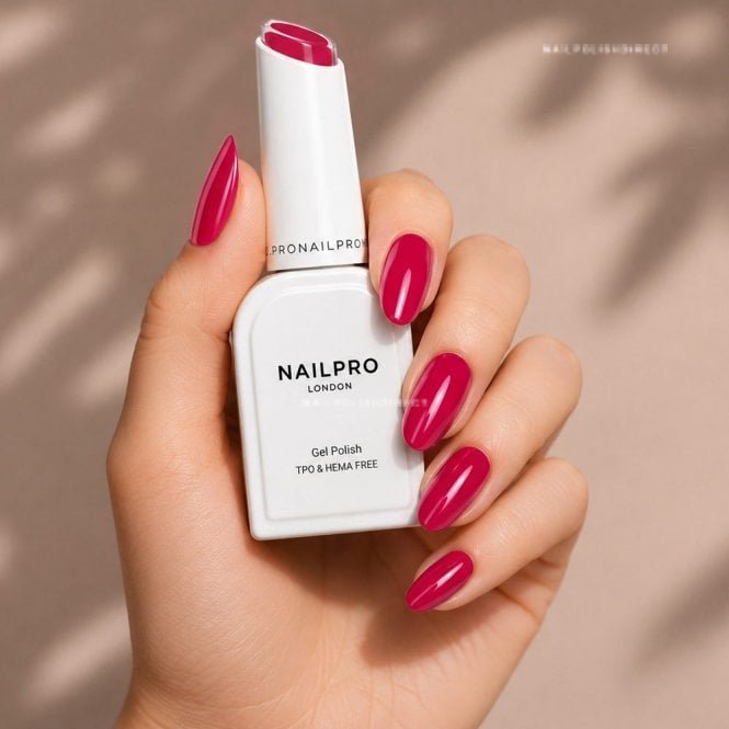 Nail Pro HEMA & TPO Free Gel Polish 23ml - Crimson Viper 186