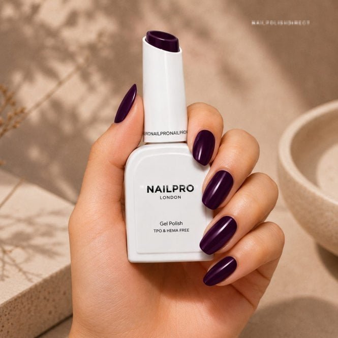 Nail Pro HEMA & TPO Free Gel Polish 23ml - Shadow Mulberry 180