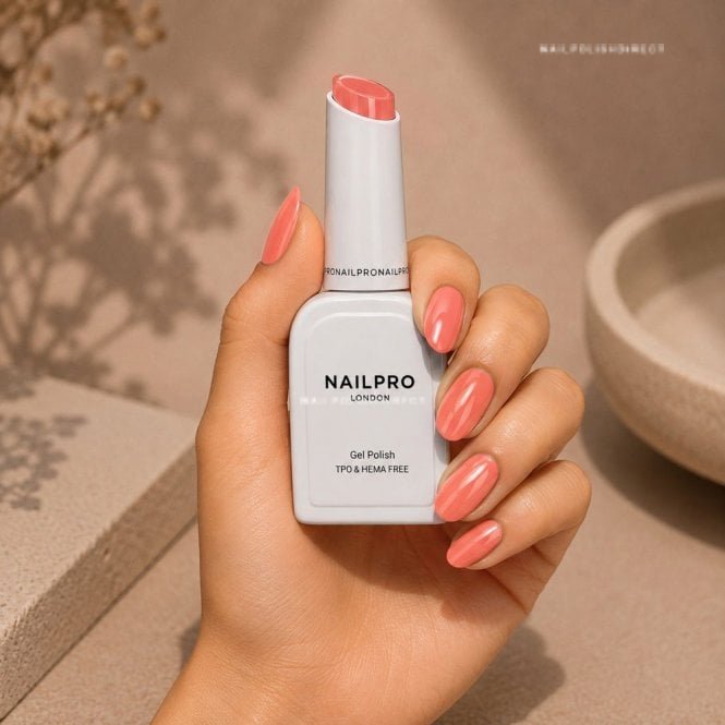 Nail Pro HEMA & TPO Free Gel Polish 23ml - Sunlit Coral 152