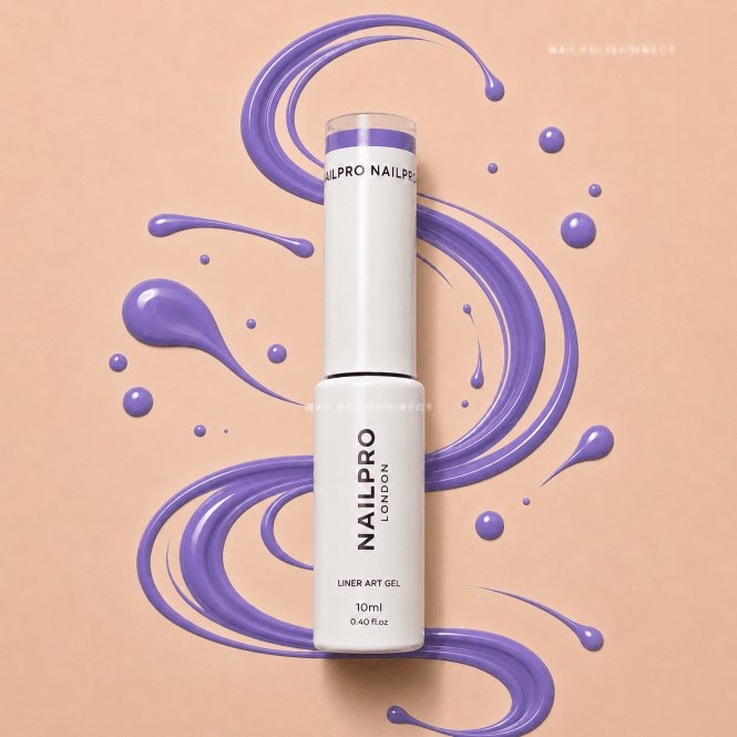 Nail Pro HEMA & TPO Free Gel Nail Art Liner 10ml - Lavender Mist 06