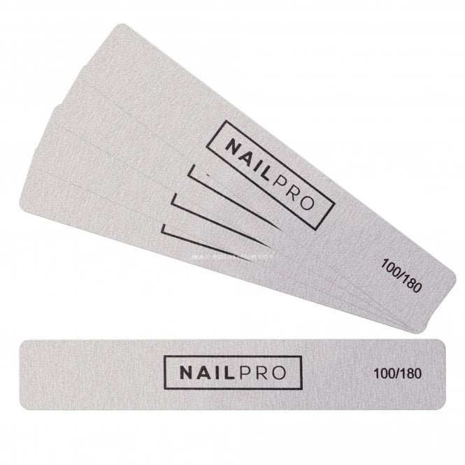 Nail Pro Jumbo Nail Files - Zebra - 100/180 Grit