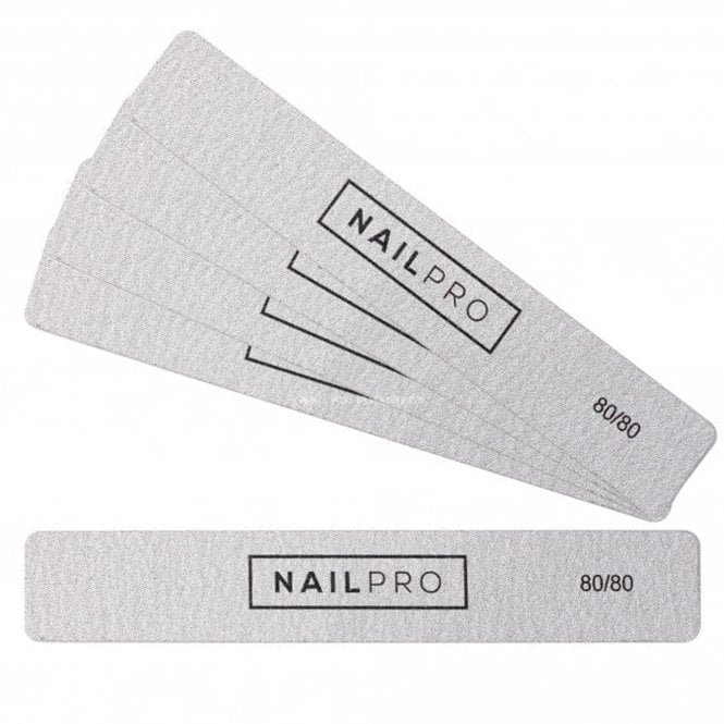 Nail Pro Jumbo Nail Files - Zebra - 80/80 Grit