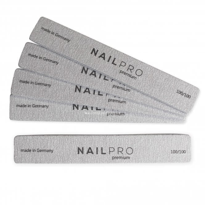 Nail Pro Premium Jumbo Nail Files - Zebra - 100/100 Grit