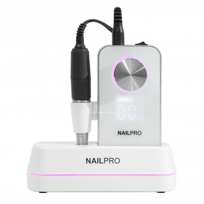 Nail Pro Refine – Portable Nail Filing Machine – White (NPRO-REFINE-WHI)