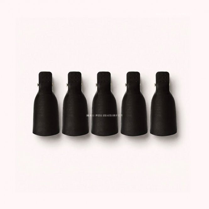 NailBerry BioGlow Black Nail Clips (Pack Of 5)