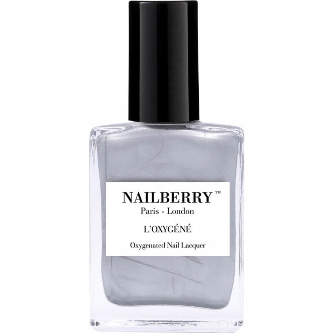 NailBerry Breathable Nail Polish - Silver Lining 15ml (NOX180)