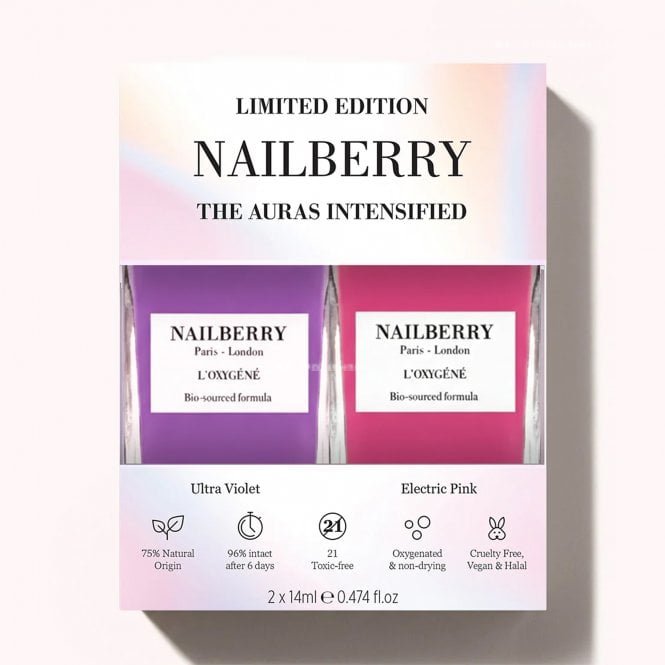 NailBerry Breathable Nail Polish Duo - The Auras Intensified 15ml