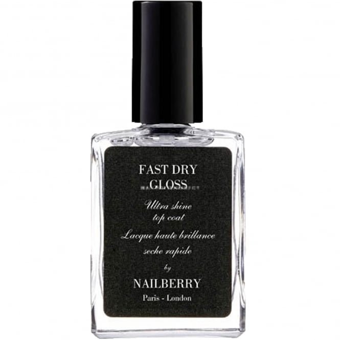 NailBerry Fast Dry Gloss - Fast-Drying, High-Gloss Top Coat 15ml (NOX07B)