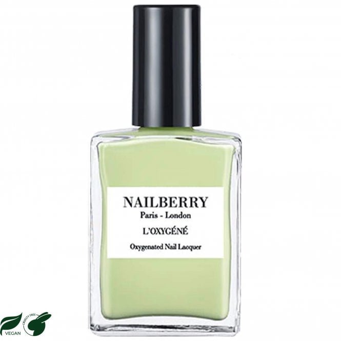 NailBerry Macaron Breathable Nail Polish -  Pistachi-Oh! 15ml