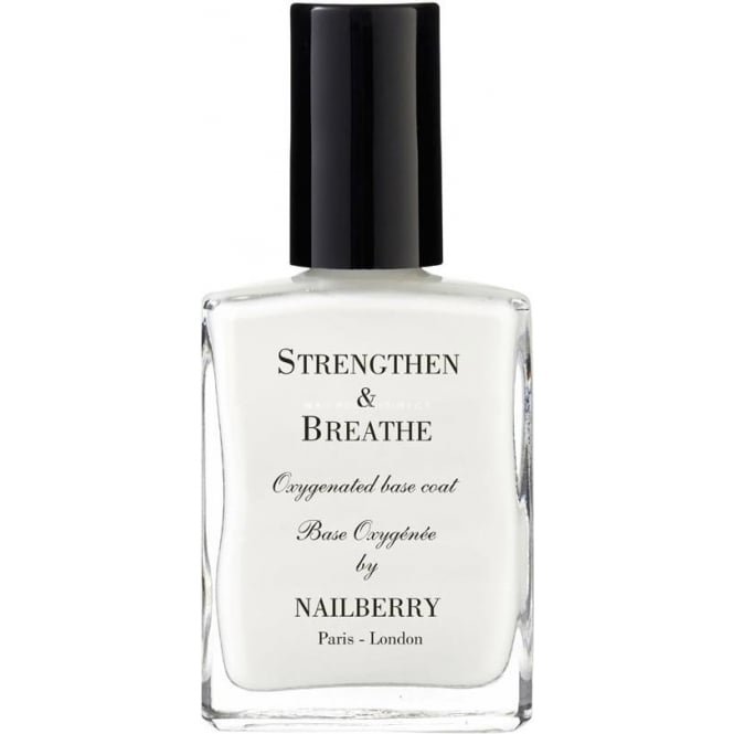 NailBerry Strengthen & Breathe - Dual-Action Base Coat & Nail Strengthener 15ml (NOX03)