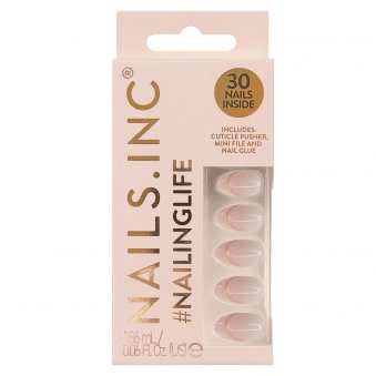#NailingLife Style It Like Sabrina Gold French Tip Press-On Nails