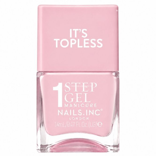 Nails inc 1 Step Gel Manicure Nail Polish It's Topless Molly 14ml