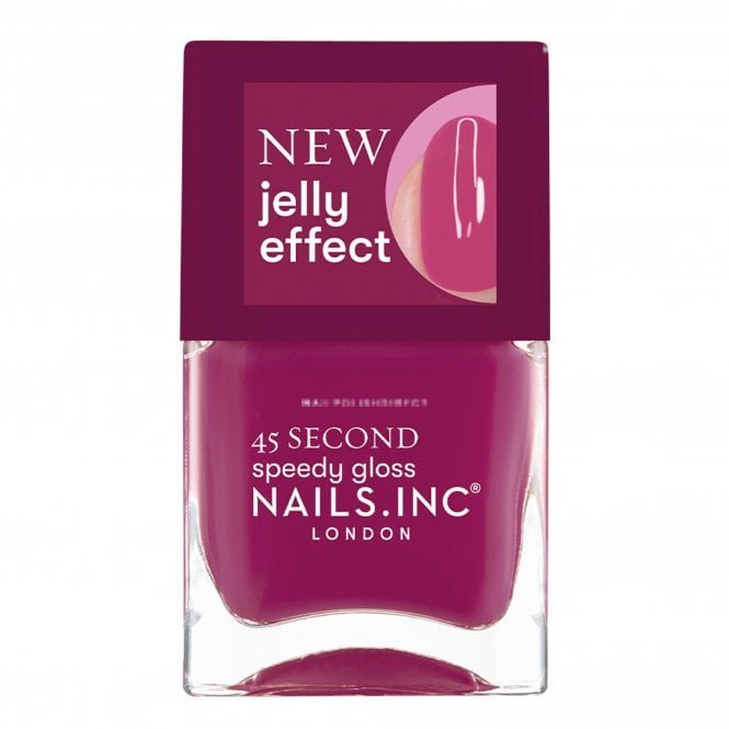Nails inc 45 Second Speedy Gloss Jelly Effect Nail Polish - Amelia 14ml (17501)