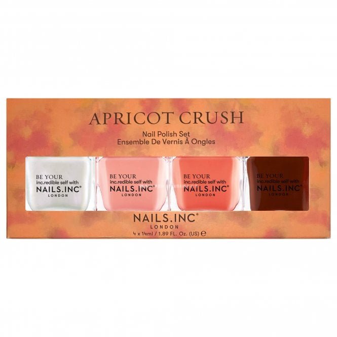 Nails inc Apricot Crush - 4 Piece Nail Polish Set (4 x 14ml) (16108)