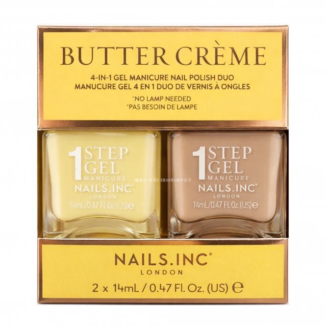Nails inc Butter Crème Nail Polish Duo Set (2 x 14ml)