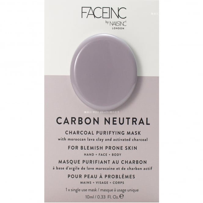 Nails inc Face Inc - Charcoal Purifying Mask - Carbon Neutral (9322) 10ml